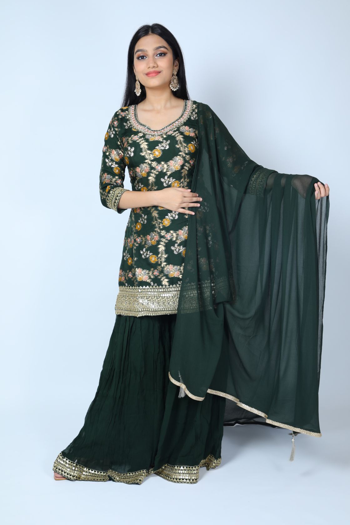 CR-2726	 SHARARA SET