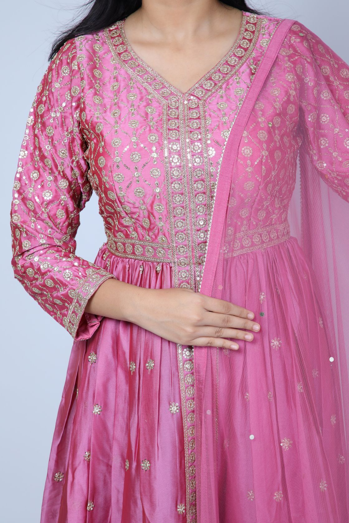 CR-3034 ANARKALI SET